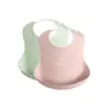 Image de BabyBjörn Bavoir, lot de 2 - Vert pastel/Rose pastel