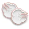 Image de BabyBjörn Assiette, Cuillère et Fourchette pour Bébé 2 ensembles, Rose pastel