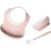 Image de BabyBjörn Ensemble Repas Bébé, lot de 3 - Rose pastel