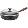 Image de SKEPPSHULT Sauteuse avec poignée en Bois et Couvercle 25 cm