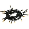 Image de Konstsmide Guirlande lumineuse LED avec interrupteur on/off - Minuteur 6 h - 20 diodes blanches chaudes - Fonctionne sur piles - Intérieur - Câble vert - 2 piles AA 1,5 V (non compris) - 1408-100