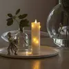 Image de Konstsmide Christmas Bougie en cire LED crème couleur de lumière ambre 17,8 cm