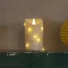 Image de Konstsmide Christmas Bougie en cire LED blanche couleur de lumière blanc chaud 17,8 cm