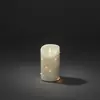 Image de Konstsmide Christmas Bougie en cire LED crème couleur de lumière ambre hauteur13cm