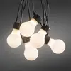 Image de Konstsmide Christmas Guirlande guinguette LED opale ext., 10 lampes