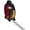 Image de Konstsmide Guirlande lumineuse micro-LED compactes avec enrouleur de câble, 1200 diodes blanc chaud, 30 V, extérieur (IP44), Câble noir - 3850-100