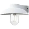 Image de Konstsmide Globe en aluminium fait à la main Mani Down Outdoor 1 x 60 W E27 Max Applique murale en aluminium IP44 Blanc mat