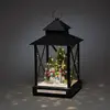 Image de Konstsmide Christmas Lanterne déco LED Bonshommes neige noir IP44 42 cm