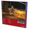 Image de Konstsmide LED étoile en métal, noir, 150 diodes ambrées 30 V, extérieur (IP44), 3,6 W, câble noir - 4463-800