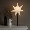 Image de Konstsmide Christmas Lampe Étoile en papier, 7 branches, blanche, 65 cm