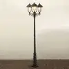 Image de Konstsmide Lampadaire candélabre 3 abat-jours Parma vert