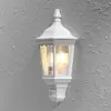 Image de Konstsmide Applique Firenze demi-coupe, capteur, blanche