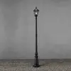 Image de Konstsmide Lampe pour mât Firenze à 1 lampe, noire