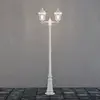 Image de Konstsmide Lampe pour mât Firenze à 2 lampes, blanche