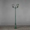 Image de Konstsmide Lampe pour mât Firenze à 2 lampes, verte
