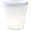 Image de Konstsmide Assisi 7454-000EE Grand Pot de Fleurs d'extérieur 15 LED Basse Tension en Plastique IP44 Blanc