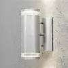 Image de Konstsmide Applique d'extérieur Modena à 2 lampes grise