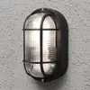 Image de Konstsmide Applique d'extérieur Elmas ovale, noire