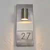 Image de Konstsmide Numéro de maison lumineux Modena 7655, acier inoxydable