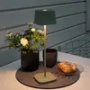 Image de Konstsmide Lampe de table LED Capri extérieur, vert-gris