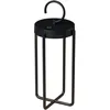 Image de Konstsmide Manorola 7820-750 Lanterne LED design en aluminium avec 2 couleurs de lumière à intensité variable et autonomie jusqu'à 20 h Noir