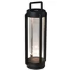 Image de Konstsmide Lanterne LED design Otrante | Noir | intérieur/extérieur | Aluminium et verre | 2 couleurs de lumière | Réglable | Autonomie de la batterie jusqu'à 20h | 7823-750, 15 cm (L)/15 cm (B)/44 cm