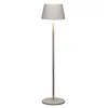 Image de Konstsmide Pomezia 7824-250 Lampadaire | Intérieur / extérieur | Résistant à la pluie | USB | Blanc | Aluminium | 11 couleurs de lumière | 3 hauteurs réglables | Autonomie de la batterie jusqu'à 20 h