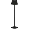 Image de Konstsmide Pomezia 7824-750 Lampadaire sans fil pour intérieur/extérieur Résistant à la pluie 11 couleurs de lumière Noir