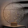 Image de Konstsmide Christmas Lampe déco LED silhouette métal anneau intérieur