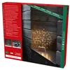 Image de Konstsmide 1783-787 Silhouette LED en métal avec pied en bois et 100 diodes ambrées Noir Transformateur intérieur 2 W Câble noir 2 W