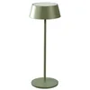 Image de Konstsmide Menton 7839-630 Lampe de table LED sans fil pour intérieur/extérieur Vert/gris 11 x 30 x 11 cm