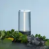 Image de Konstsmide Lampe de table LED rechargeable Edison, hauteur 15 cm, gris/transparent, IP54