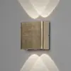 Image de Konstsmide Applique d'extérieur LED Chieri 4 lampes, laiton
