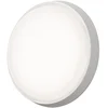 Image de Konstsmide Gnosjö 7974-250 A Applique murale d'extérieur en aluminium Blanc 4,5 x 17,5 x 17,5 cm