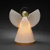 Image de Konstsmide Christmas Lampe décorative ange en papier E14 blanc/laiton 54cm
