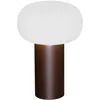 Image de Konstsmide 7826-972 Antibes Lampe de table sans fil pour intérieur/extérieur Couleur rouille