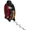 Image de Konstsmide Guirlande lumineuse à micro-LED avec enrouleur de câble, 800 diodes blanc chaud, 30 V, extérieur (IP44), Câble souple noir - 3838-107