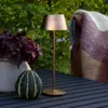 Image de Konstsmide Lampe à poser LED rechargeable Eze, cuivre mat, 32 cm, IP54, USB