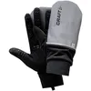Image de CRAFT Hybrid Weather Gants de Running Chauds* Gants de Running Argent/Noir FR: M (Taille Fabricant: 09 M)