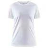 Image de Craft Core Unify Training Tee W T-Shirt de Sport pour Femme XS Blanc Polyester recyclé Doux et Fonctionnel avec Fonction Quick Dry Évacuation optimale de l'humidité