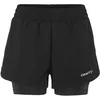 Image de Craft ADV Essence 2-in-1 Shorts 2, Noir, XL Femme