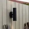Image de Applique murale Globen Lighting Hubble, noir, hauteur 21 cm IP44