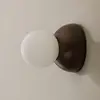 Image de Applique murale Globen Lighting Torrano, marron, Ø 13 cm, IP44