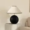 Image de Lampe à poser Globen Lighting IRIS, beige/noir, hauteur 39 cm