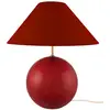 Image de Lampe à poser Globen Lighting IRIS, rouge foncé, hauteur 39 cm
