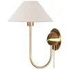 Image de Applique murale Globen Lighting IRIS, crème, hauteur 32 cm