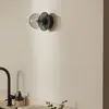 Image de Globen Lighting Applique murale ART DECO, noir/gris Ø 16 cm IP44