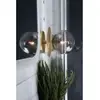 Image de Globen Lighting Applique murale ART DECO, laiton/gris Ø 16 cm IP44