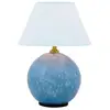 Image de lampe à poser rechargeable IRIS de Globen Lighting, bleue, hauteur 23 cm