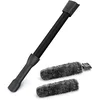 Image de Electrolux KIT21, Kit d'Accessoires, Brosse Flexible, Embout Antirayures, Housse Lavable, Technologie de Nettoyage en Profondeur, Accès Difficiles, sans Batterie, Capacité Optimale, Noir et Argent